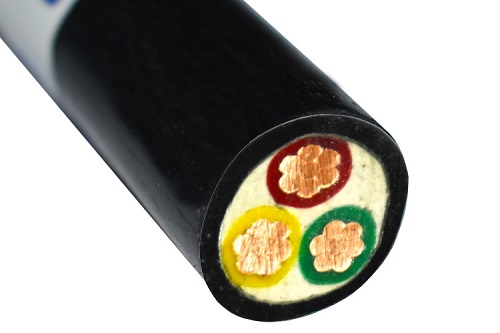 0.6/1KV VV、VLV3芯3*4、10、25、35、50、70、95平方电缆外径、重量及载流量表(图1)