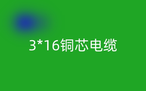 3*16铜芯电缆价格_3*16铜芯电缆载流量(图1)
