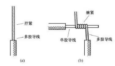 电工常用电线导线接线方法图解大全(图8)