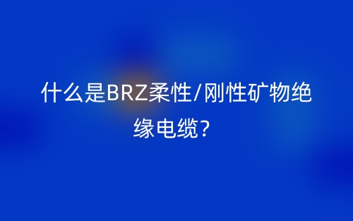 什么是BRZ柔性/刚性矿物绝缘电缆？(图1)